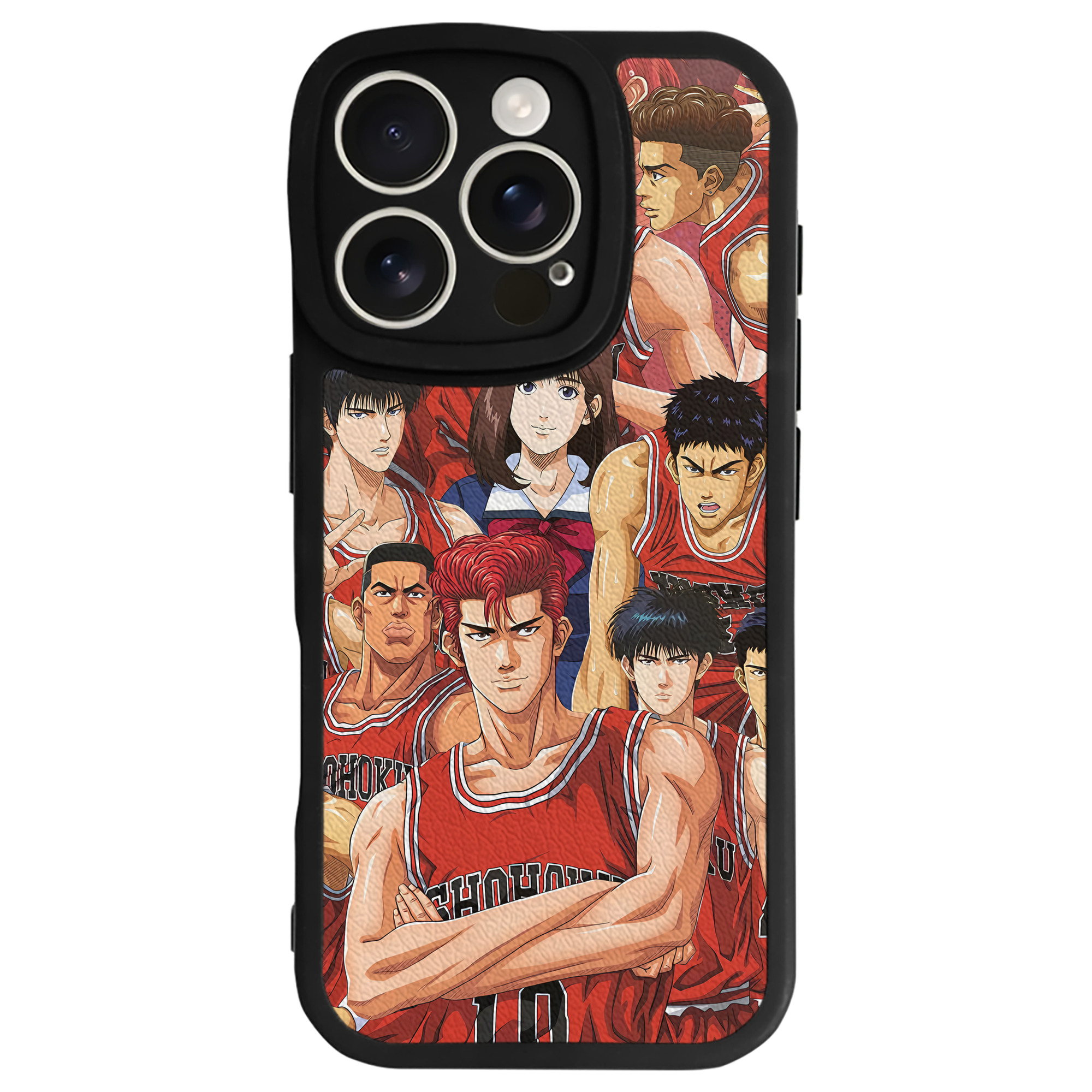 （画像用） SLAM DUNK／スラムダンク 【iPhone 16シリーズ対応】シリコンスマホケース（レザー調） 材質：シリコン
